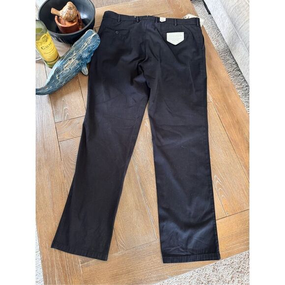 NWT Ballin Mens Pima Cotton Mansfield Relaxed Fit Dress Pants in Black size 40x3 - Picture 7 of 10